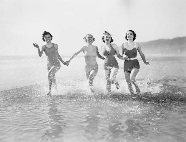 Bathing suits for women from yesteryear